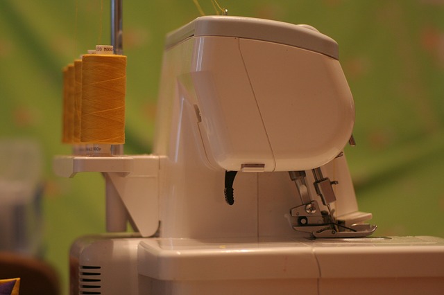 Sew on the machine!